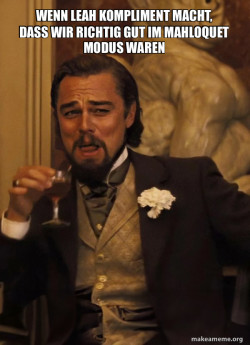 Leonardo DiCaprio Laughing Django