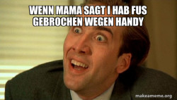 Sarcastic Nicholas Cage