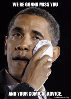 Crying Obama