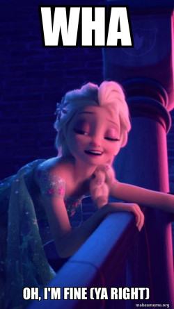 Drunk Elsa