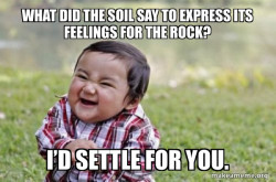 Evil, scheming toddler