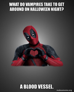 Deadpool Heart Hands