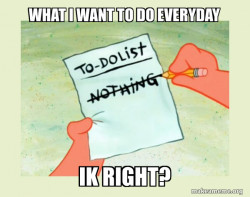 To Do List - Nothing