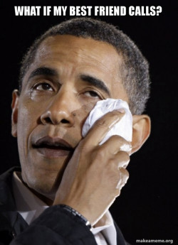 Crying Obama