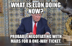 Waiting for the teleprompter