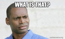 Confused Black Man