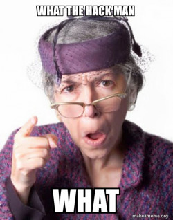 Disapproving Grandma