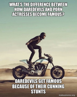 Keanu Reeves Stunt Bike