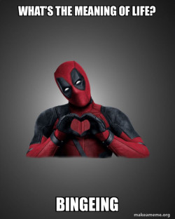 Deadpool Heart Hands