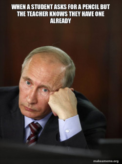 Contemplative Putin