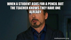 Tony Stark Eye Roll