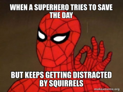 a stupid superhero
