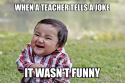 Evil, scheming toddler