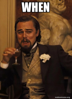 Leonardo DiCaprio Laughing Django