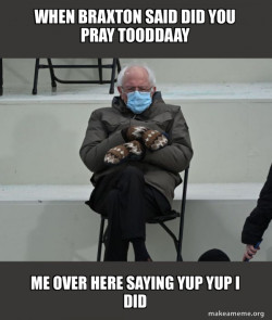 Bernie Sanders at the Inauguration