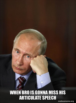 Contemplative Putin