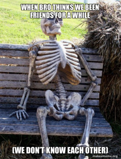Waiting Skeleton