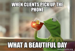 Kermit Drinking Tea