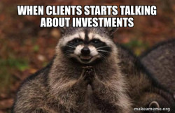 Evil Plotting Raccoon