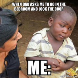 Skeptical Third World Kid
