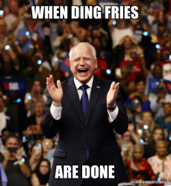 Happy Tim Walz