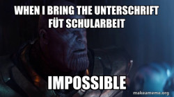 Thanos - Impossible