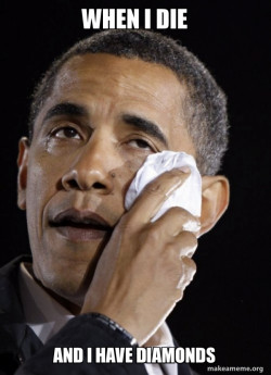 Crying Obama