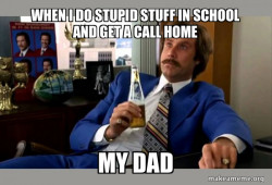 Ron Burgundy - boy that escalated quickly