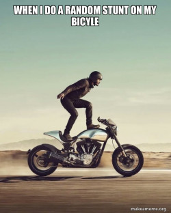 Keanu Reeves Stunt Bike