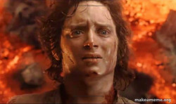 Frodo it's over it's done