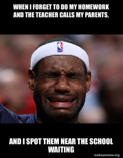 Lebron Crying