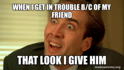 Sarcastic Nicholas Cage