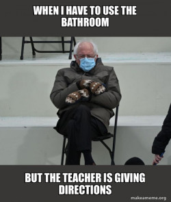 Bernie Sanders at the Inauguration