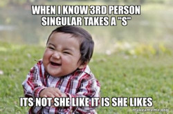 Evil, scheming toddler