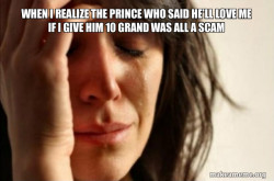 First World Problems