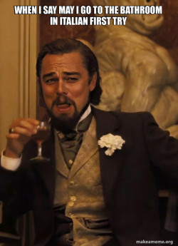 Leonardo DiCaprio Laughing Django