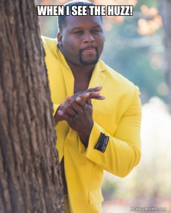 Anthony Adams in Yellow Suit Rubbing Hands