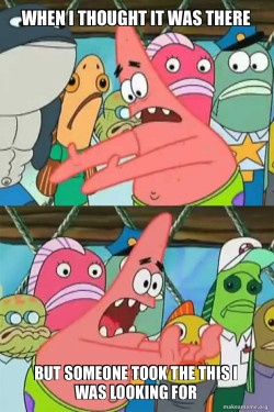 Push It Somewhere Else Patrick