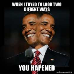 Two Faced Obama
