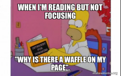 homer reading