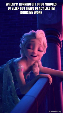 Drunk Elsa