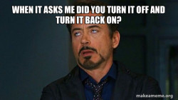 Tony Stark Eye Roll