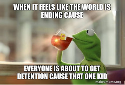 Kermit Drinking Tea
