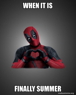 Deadpool Heart Hands