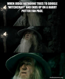 Confused Gandalf