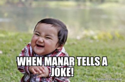 Evil, scheming toddler