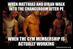 Matthias and Ayaan in the changeroom