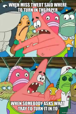 Push It Somewhere Else Patrick