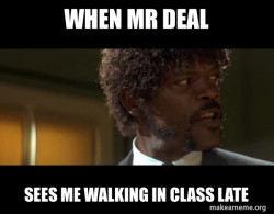 Samuel L Jackson from Pulp Fiction