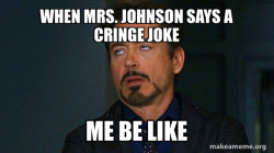 Tony Stark Eye Roll